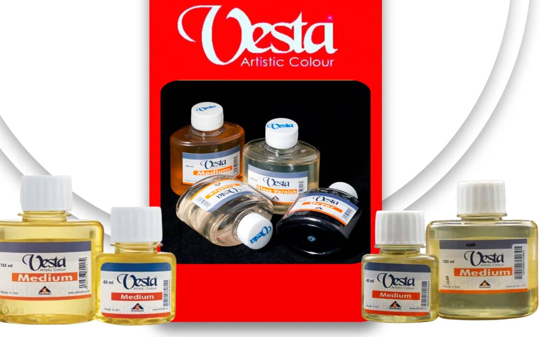 Vesta Oil painting's medium