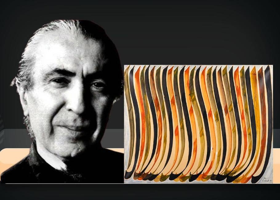 Hossein Zenderoudi in Raha Gallery Collection