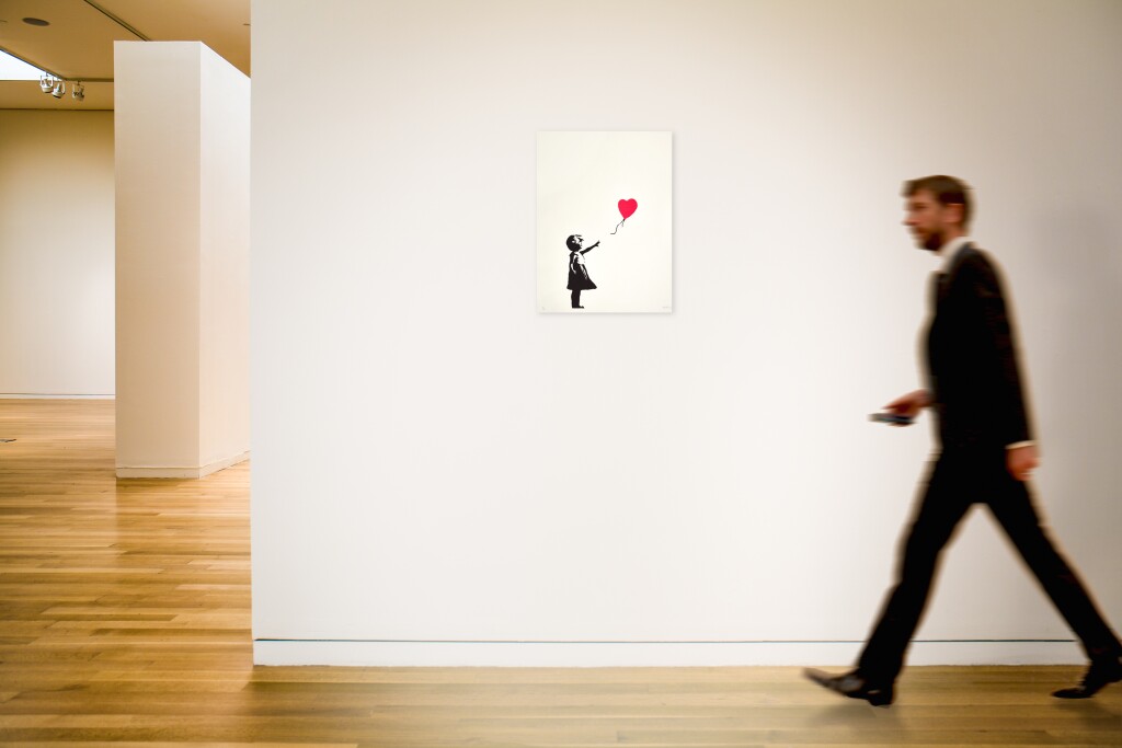 دختری با بادکنک بنکسی