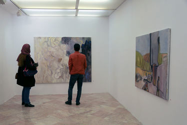 افتتاحیه نمایشگاه نقاشی‌های علی گلستانه در گالری مریم فصیحی هرندی