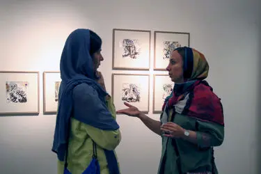 نمایشگاه نقاشی ساناز دزفولیان در گالری طراحان آزاد