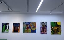 Akram Sarsakhti Art Show in Sales Gallery