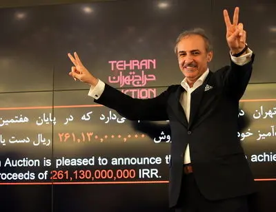 عکس های نادیده از هفتمین حراج تهران از دریچه ایران آرت 