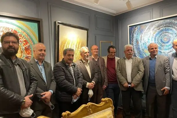 JafarAli Sarvi Hampa's  Calligraphy at Taraneh Baran Art Galllery /See