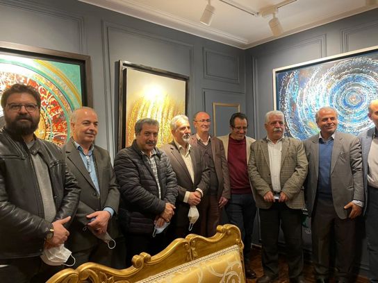 جعفر علی سروی همپا و آشوب ۹ در گالری ترانه باران