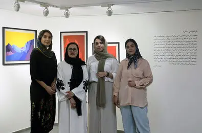 ببینید: نمایش آثار الهام عظیمی، سحر شادمان و رضوان یارائی در گالری مژده