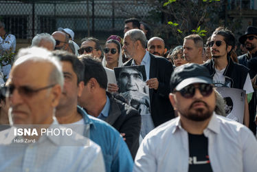 مراسم تشییع پیکر ناصر تقوایی