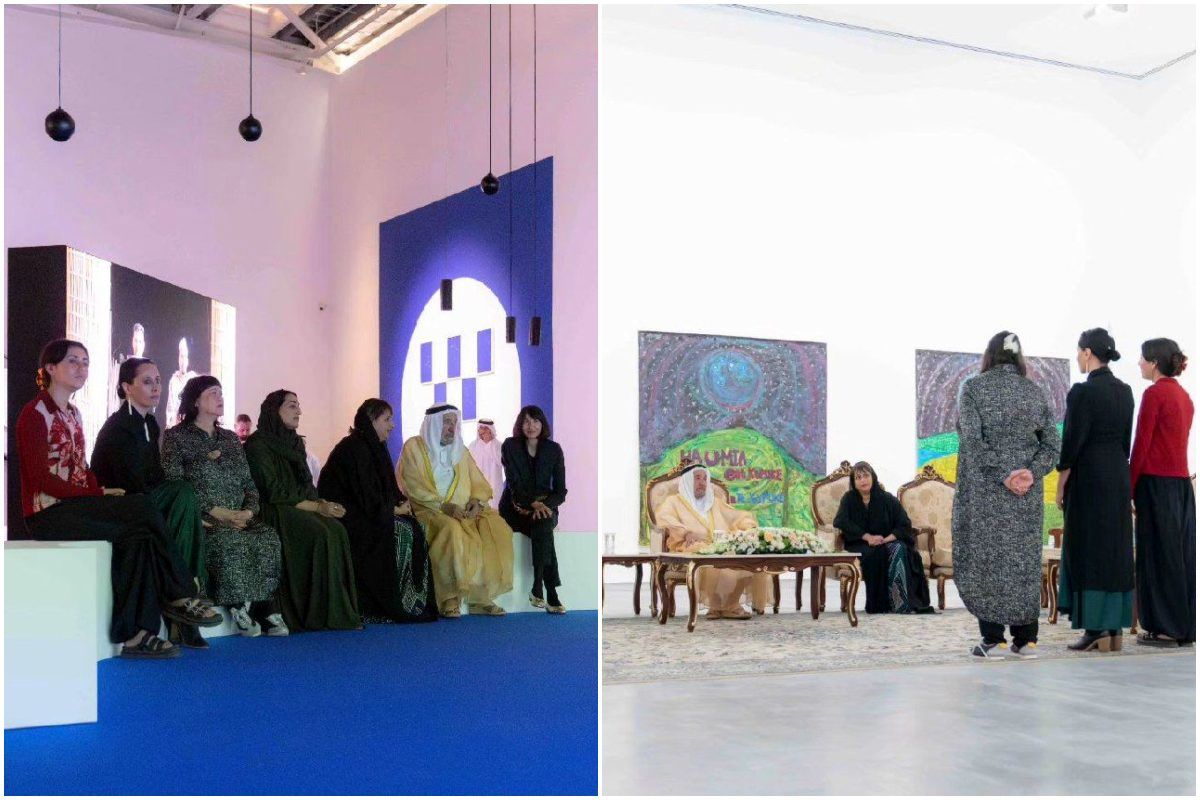 Sheikh Sultan bin Mohammed Al Qasimi opens two exhibitions organized by Sharjah Art Foundation