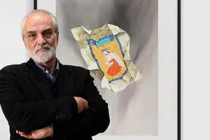 Aydin Aghdashloo’s Masterpiece in the Novin Gallery Collection of Eghtesad Novin Bank