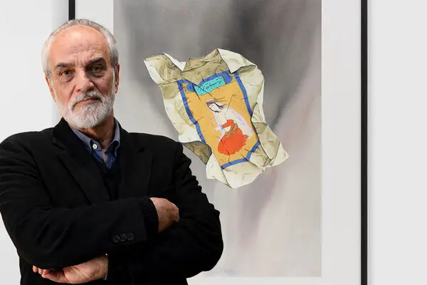 Aydin Aghdashloo’s Masterpiece in the Novin Gallery Collection of Eghtesad Novin Bank