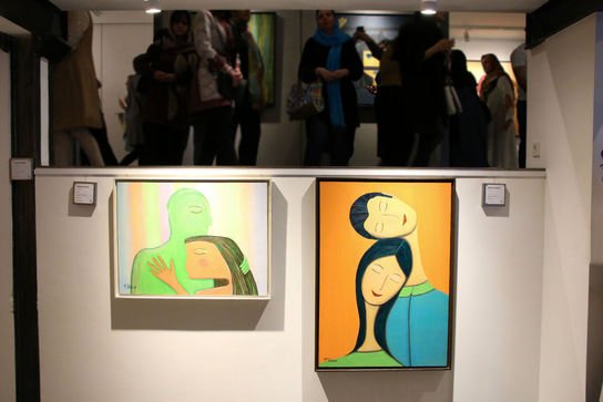 نمایشگاه نقاشی تهمینه میلانی در گالری ایوان