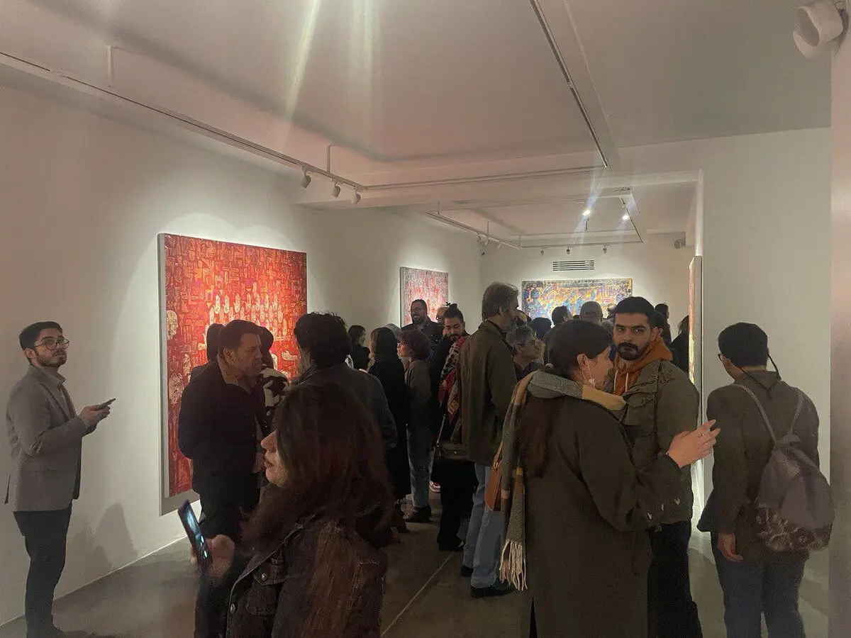 نمایشگاه نقاشی‌های داور یوسفی در گالری شیرین