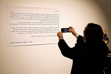 نمایشگاه آثار مصطفی دمیرچی در گالری هتل اسپیناس پالاس