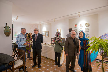 نمایشگاه آثار نقاشی و سرامیک چیبا میاماتو در خانه سرامیک فرزانه