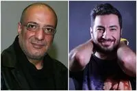 حمایت نوید محمدزاده و امیر جعفری از پانته‌آ بهرام / عکس