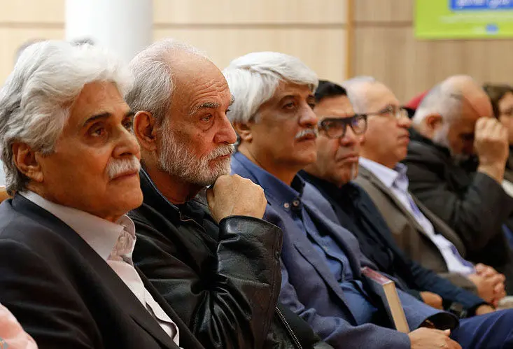 جشن امضای کتاب گفتگوی آیدین آغداشلو و عباس کیارستمی