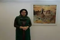 Paintings Inspired by Gabbeh Rugs In The Vali Art Gallery 