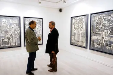 نمایشگاه آثار ایرج اسکندری در گالری ساربان