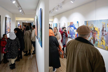 نمایشگاه نقاشی عاطفه بخشایش در گالری بهارک