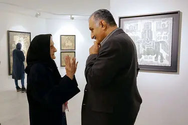 نمایشگاه آثار ایرج اسکندری در گالری ساربان