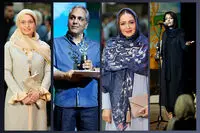 عکس‌های جذاب از جشن حافظ /بازیگران چگونه فشن شدند؟