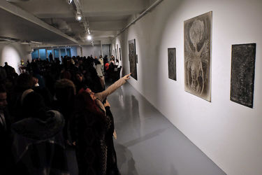 نمایشگاه آثار مصطفی دمیرچی در گالری هتل اسپیناس پالاس