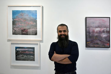 نمایشگاه نقاشی های سامان فرهنگی در گالری دید