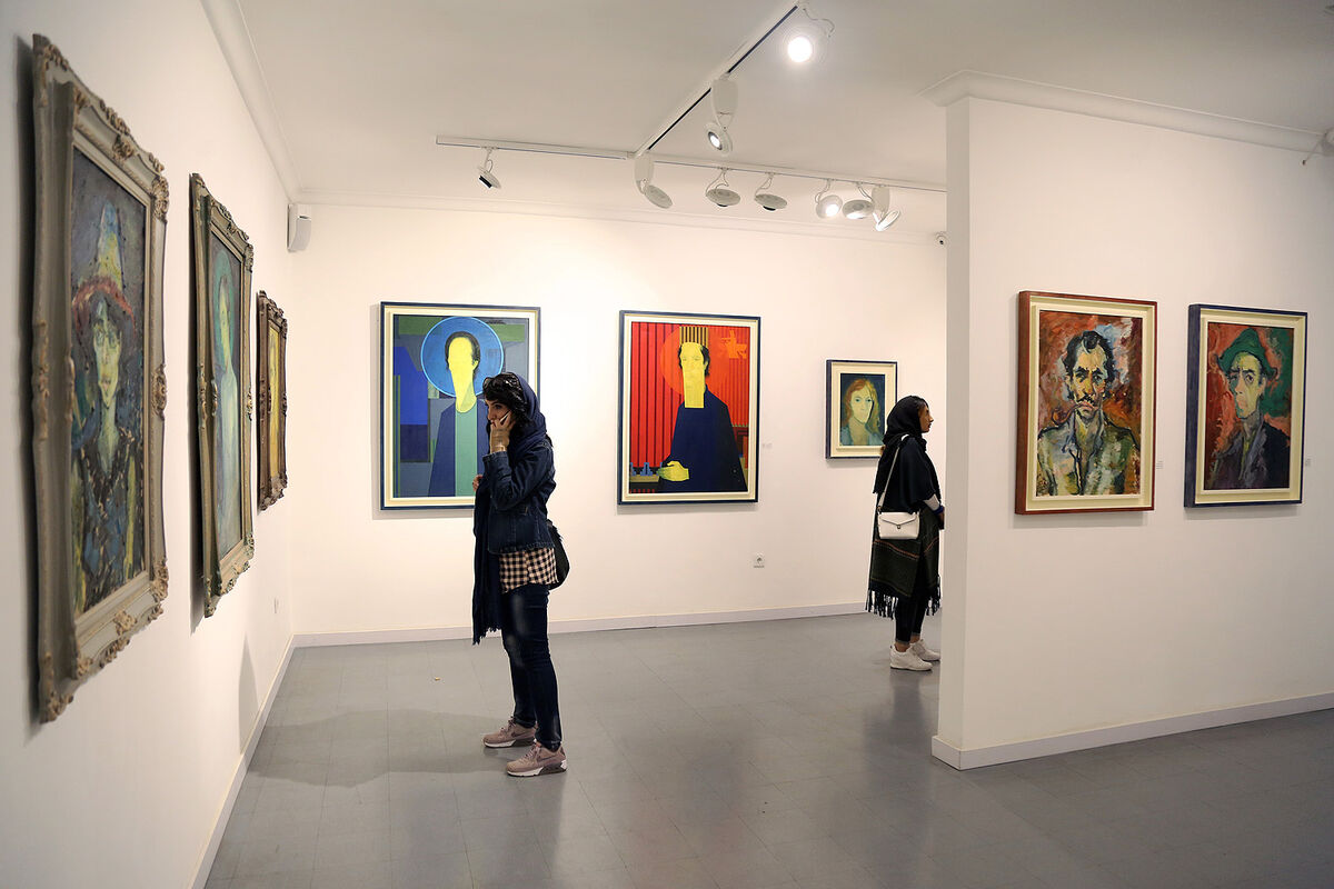 نمایشگاه نقاشی های ابراهیم فرجی در گالری هور‎