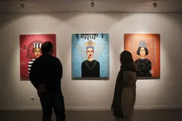 نمایشگاه نقاشی ندا اعظمی با عنوان جادو در گالری ویستا