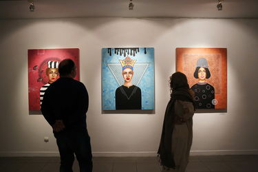 نمایشگاه نقاشی ندا اعظمی با عنوان جادو در گالری ویستا
