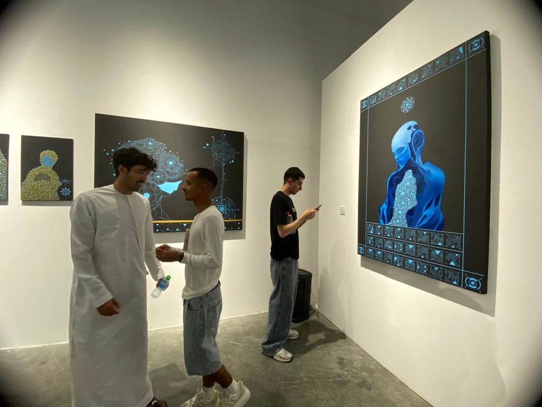 Kaikhan Salakhov’s exhibition 'The Cosmic Renaissance' at Firetti Contemporary