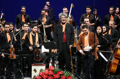 خاتمی و بهشتی در کنسرت ارکستر 80 نفره نادر مشایخی/گزارش تصویری 