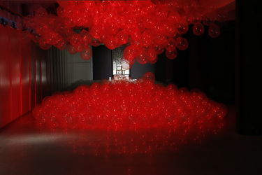 آثار چیدمان دهمین جشنواره تجسمی فجر در موسسه فرهنگی هنری صبا