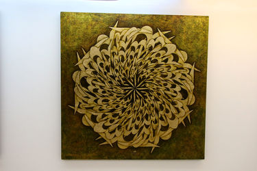 نمایشگاه نقاشی خط روح الله حسین زاده در گالری والی