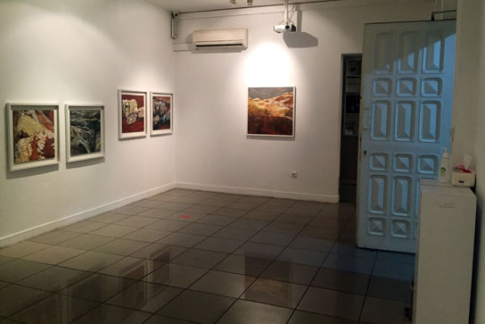 نمایشگاه نقاشی آتش شاه کرمی در گالری ویستا