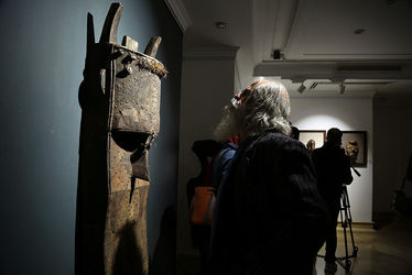 نمایشگاه صورتک و آثار حجم قبایل ساحل عاج در گالری کاما