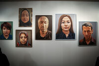 Azad Art Gallery Showing Ahmad Morshedlou Art