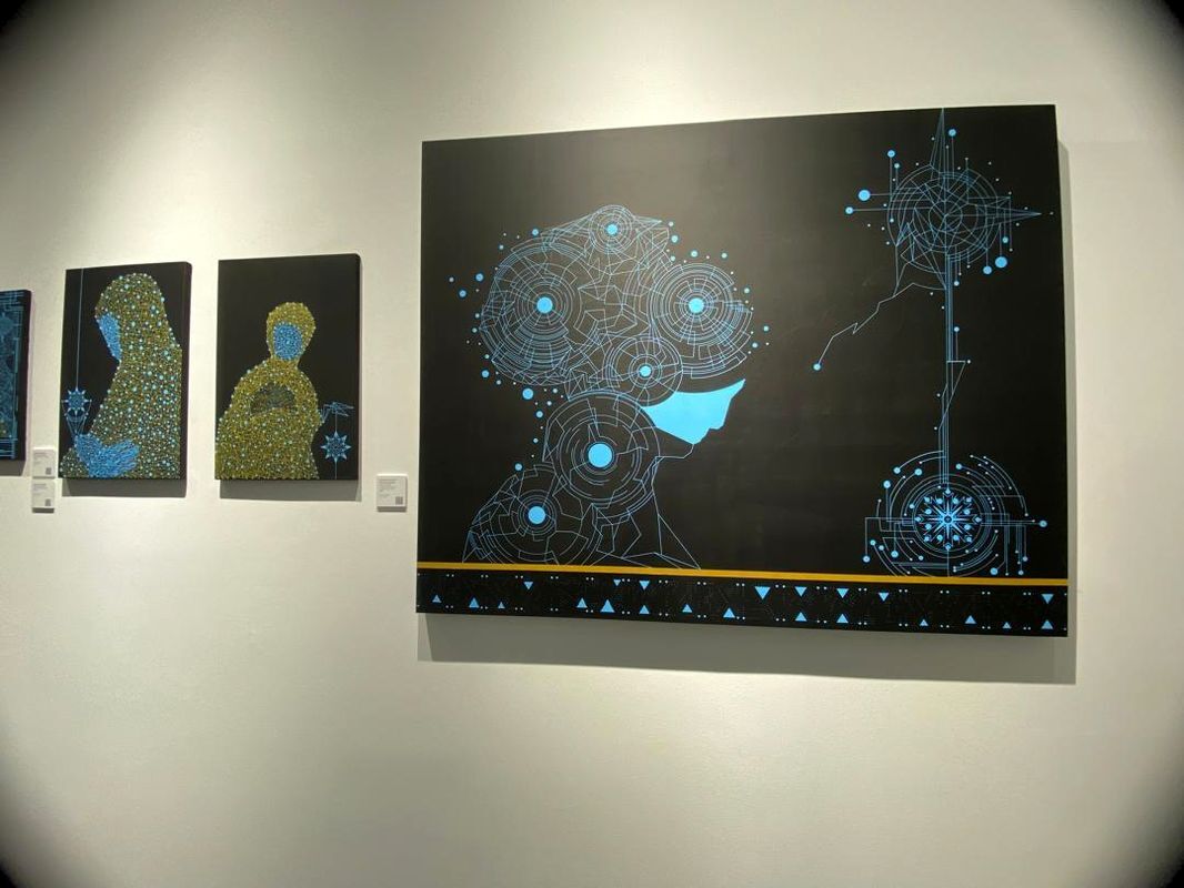 Kaikhan Salakhov’s exhibition 'The Cosmic Renaissance' at Firetti Contemporary