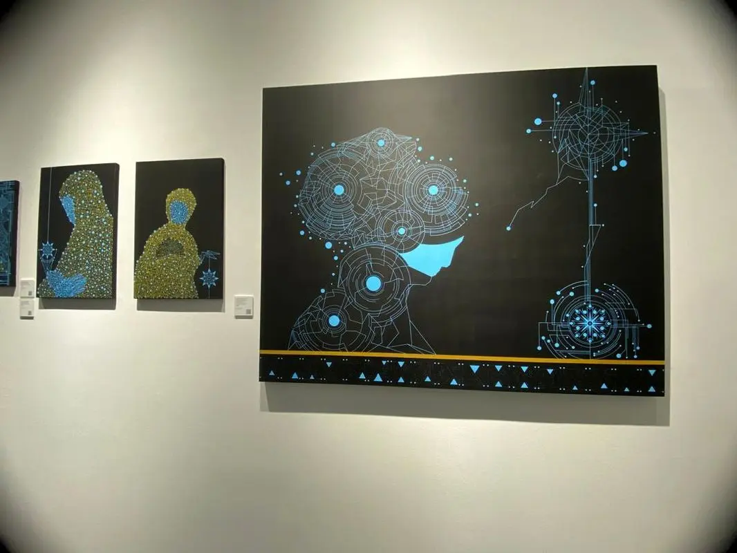 Kaikhan Salakhov’s exhibition 'The Cosmic Renaissance' at Firetti Contemporary