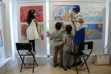 دومین روز جشنواره هنرهای تجسمی کودک و نوجوان در هنرکده لنا