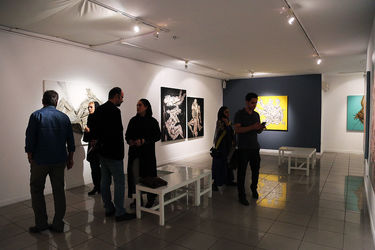 نمایشگاه نقاشی عرفان شهیاد در گالری ویستا