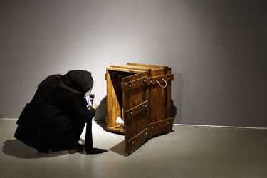 افتتاحیه نمایشگاه آثار ناصر گیو قصاب در گالری آ