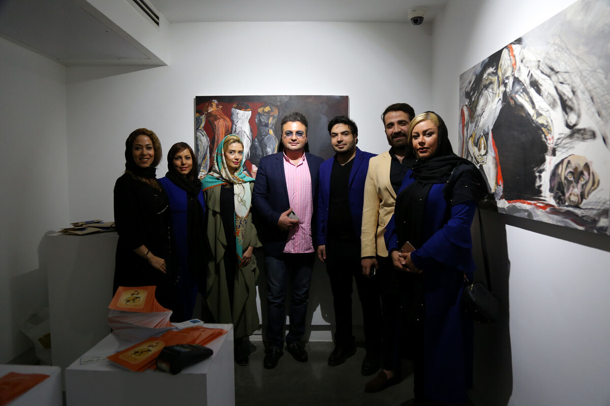 نمایشگاه نقاشی محجوب ظهوریان در گالری ثالث