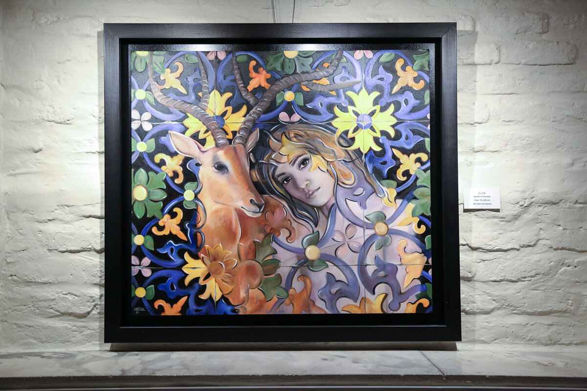 Golestan Gallery Displaying Tara Behbahani Paintings