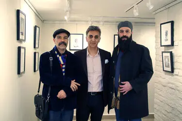 نمایشگاه طراحی سعید امکانی در گالری گلستان