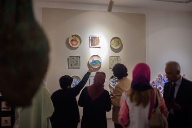 نمایشگاه آثار نقاشی و سرامیک چیبا میاماتو در خانه سرامیک فرزانه