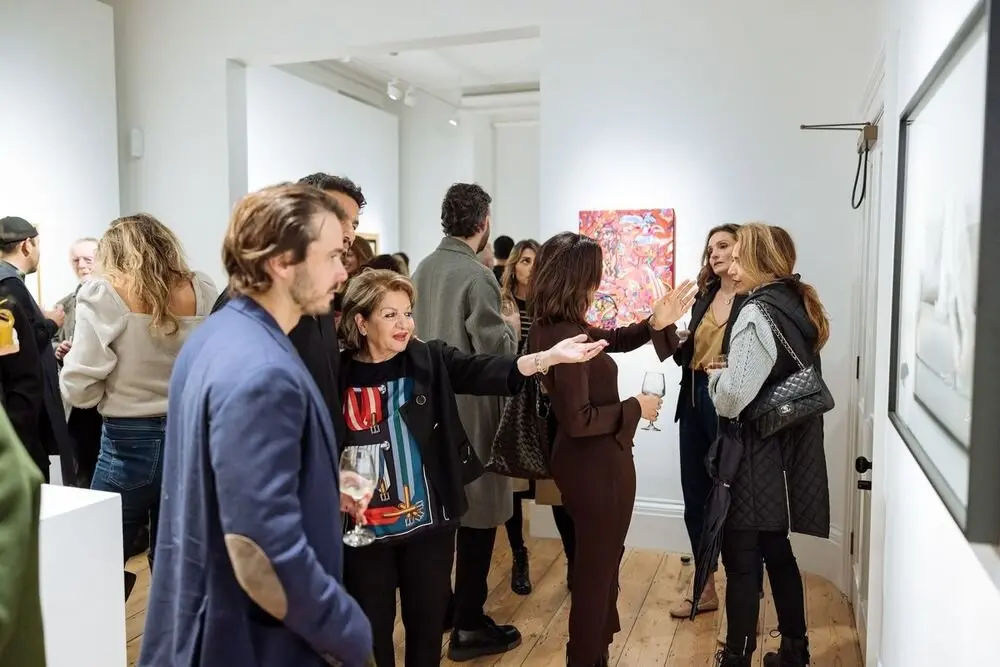Bavan Gallery and Takin Aghdashlo with 13 iranian artist at Cromwell Place in London | Photos