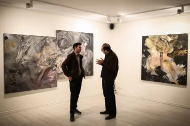 نمایشگاه نقاشی‌های سعید معیری‌زاده در گالری ساربان