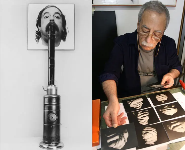Ahmad Aali’s Self-Portraits at Emkan Gallery