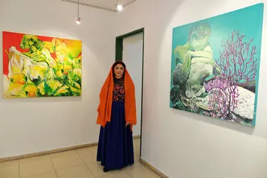 نمایشگاه نقاشی بهارک فتحی در گالری 7 ثمر
